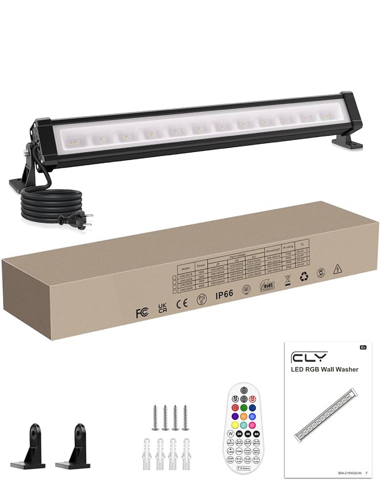 ⭐︎るゆひ⭐︎ CLV Projektor Led RGB Bar 25 W Kolorowy reflektor LED